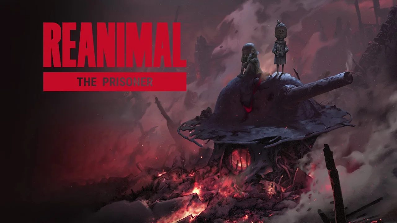 REANIMAL promotional image with its two protagonists in a nightmarish setting