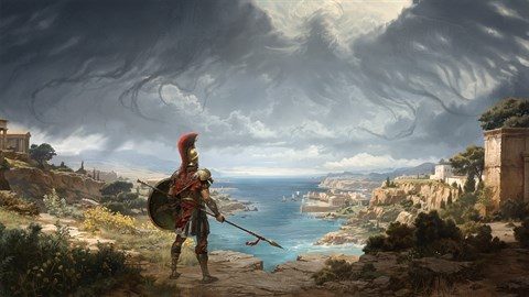 A hero faces mythological creatures in Titan Quest II