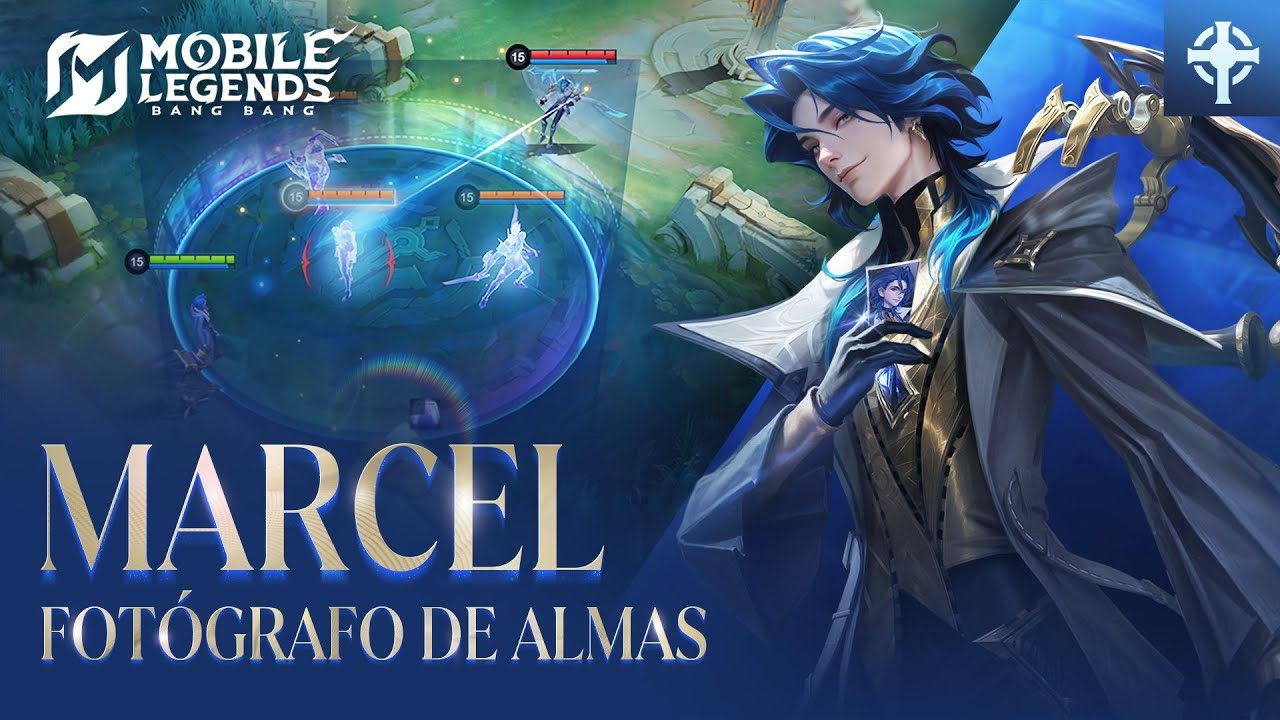 Arte oficial de presentación de Marcel, el fotógrafo de almas de Mobile Legends