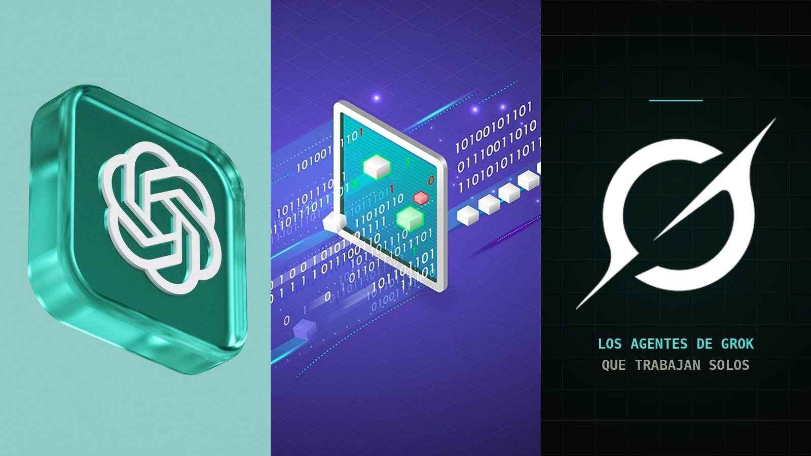 Composición visual sobre memoria, tokens y conversaciones con inteligencia artificial