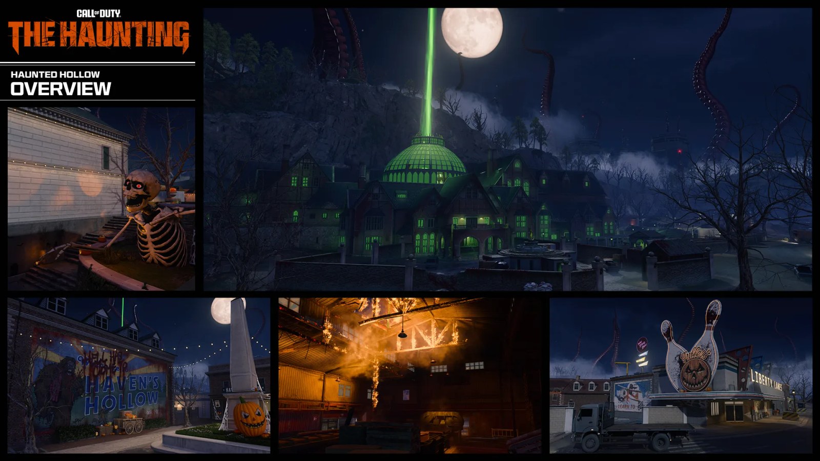Escenarios de Haunted Hollow en la temporada 6 de Warzone