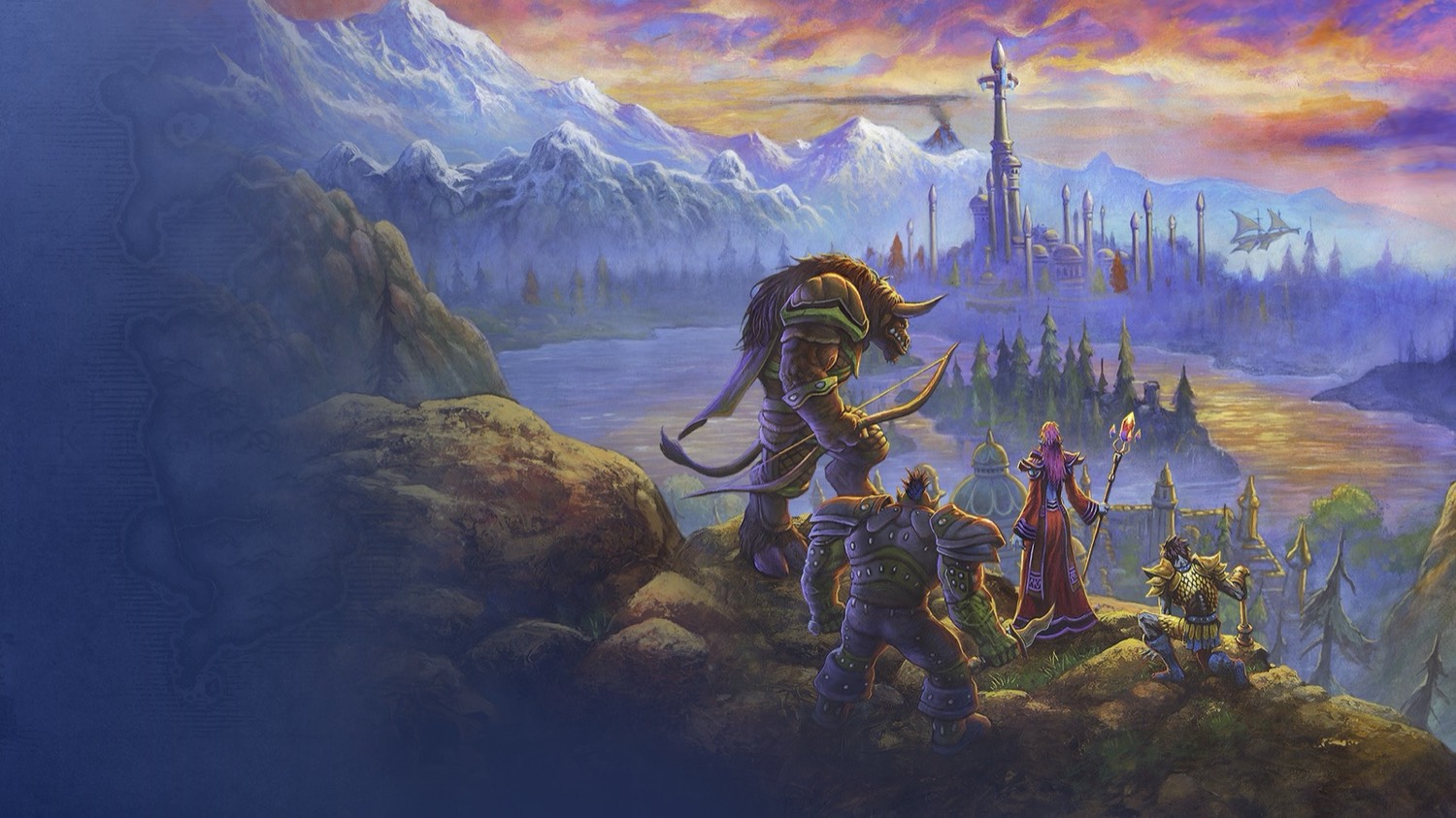Paisaje de Azeroth en World of Warcraft Forever