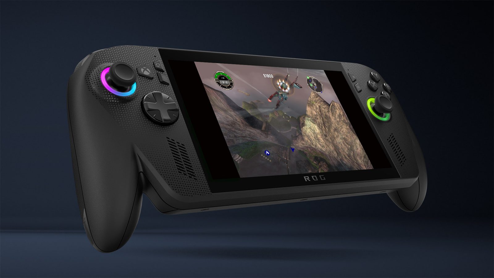 Crimson Skies running on a ROG Xbox Ally handheld