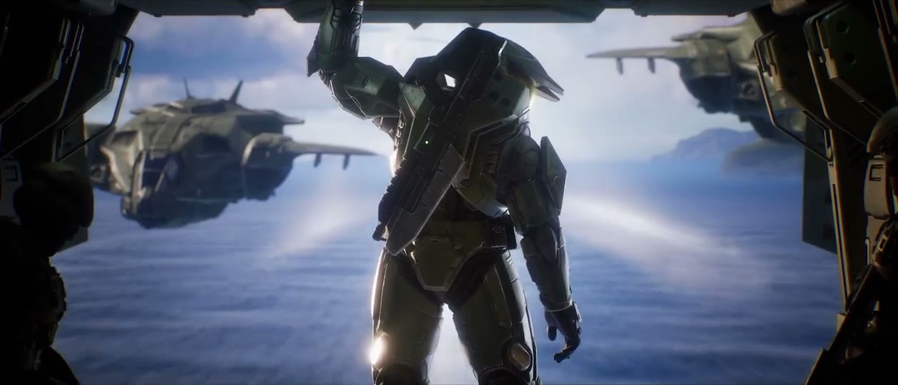 Escena de Halo utilizada en la presentación visual de Xbox Labs