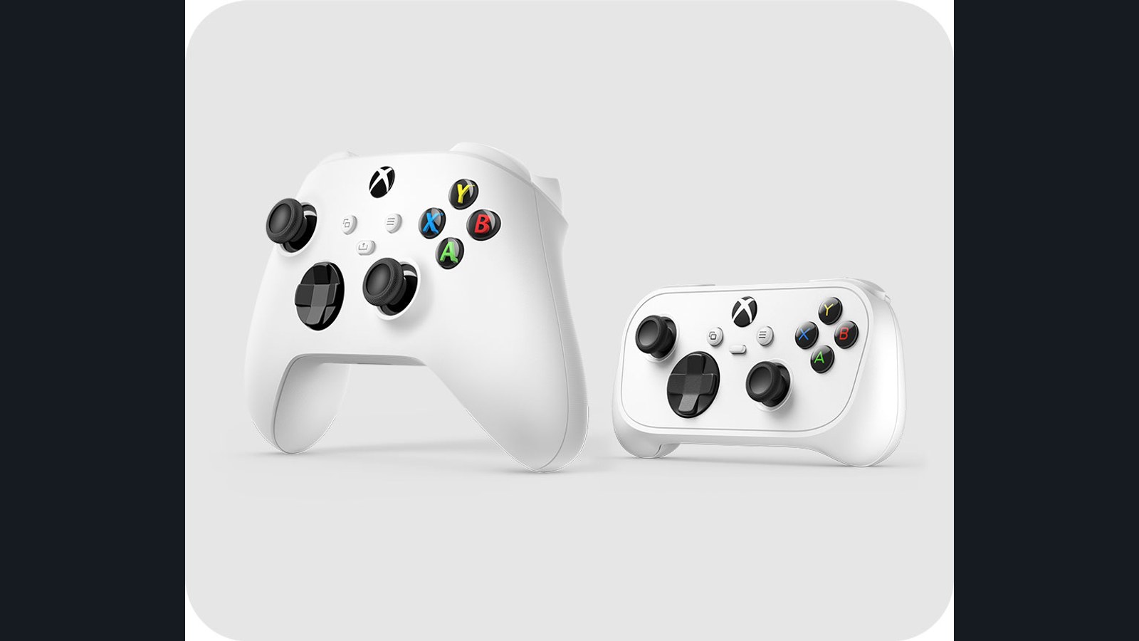 Official size comparison of Xbox Nano and the Xbox Wireless Controller