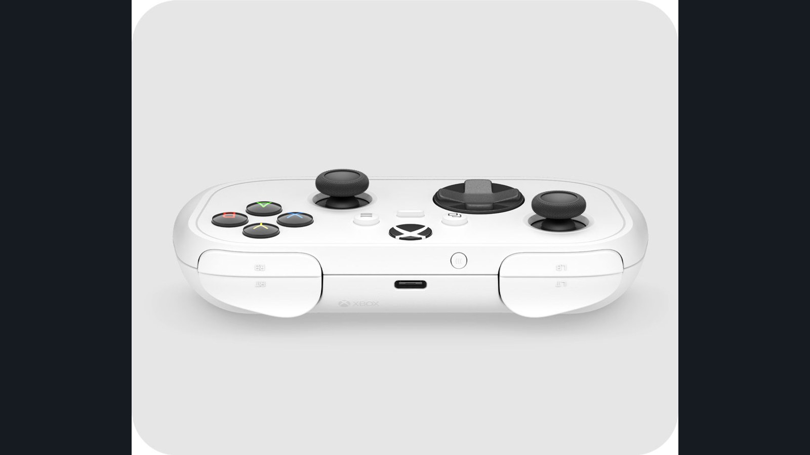 Xbox Nano en una vista superior de sus controles