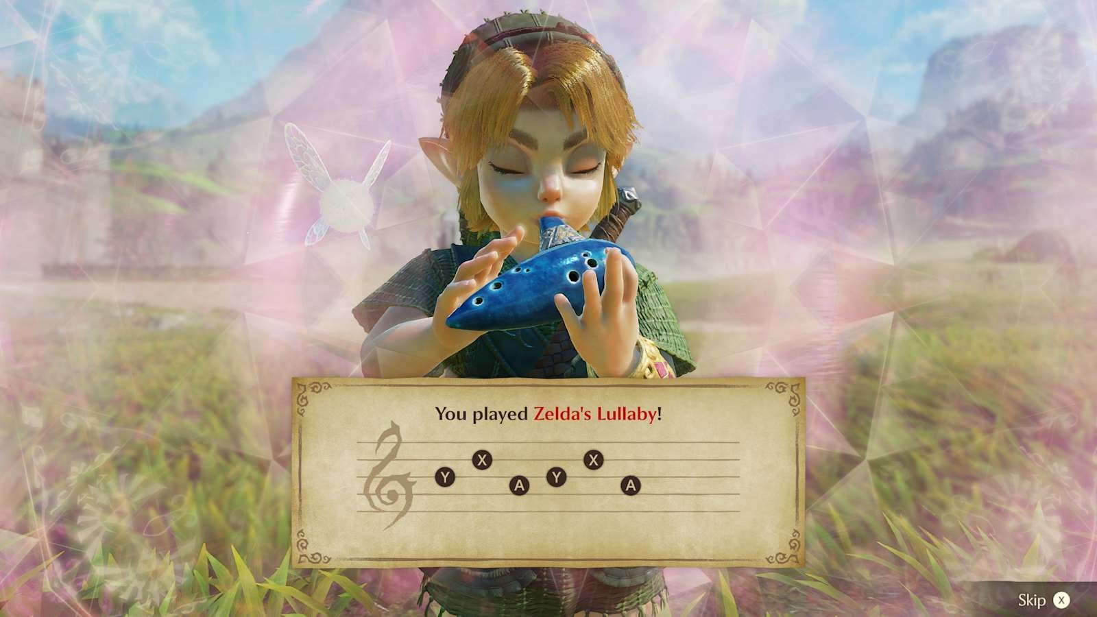 Link combate en una mazmorra del nuevo Ocarina of Time