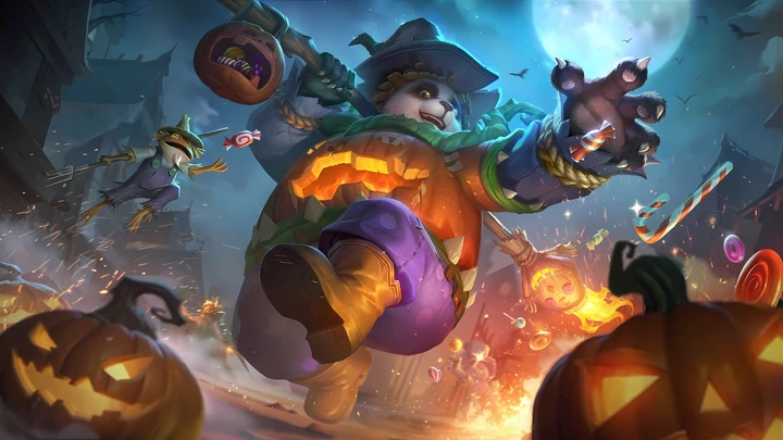 Luchador Calabaza, skin de Akai
