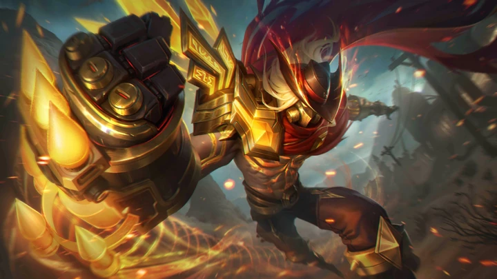 Fuerza Llameante, skin de Aldous