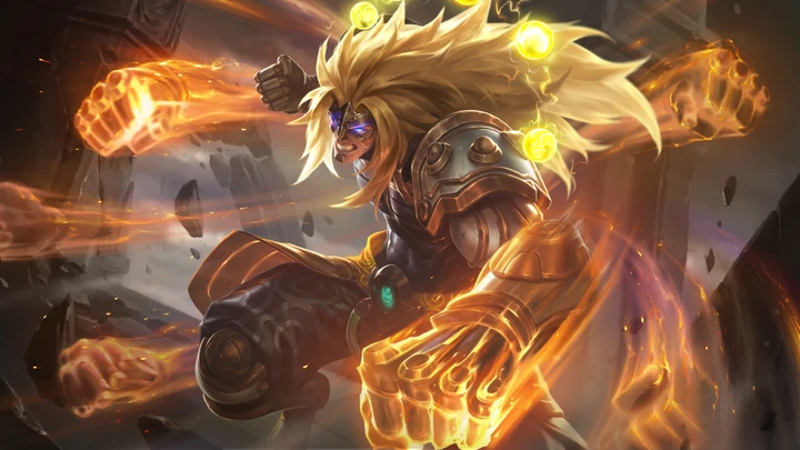 Puño de Zen, skin de Badang