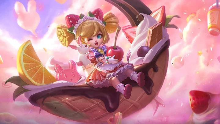 Parfait de Fresa, skin de Chang'e
