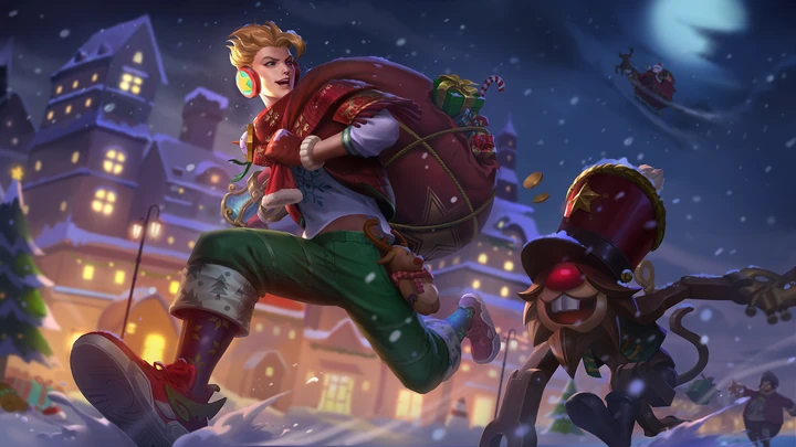 Carnaval de Navidad, skin de Claude