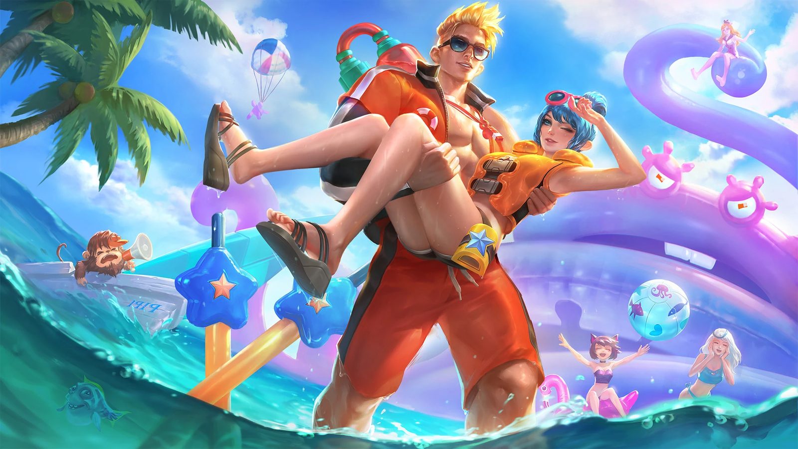 Socorrista, skin de Claude