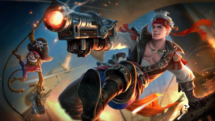 Pirata Saqueador, skin de Claude