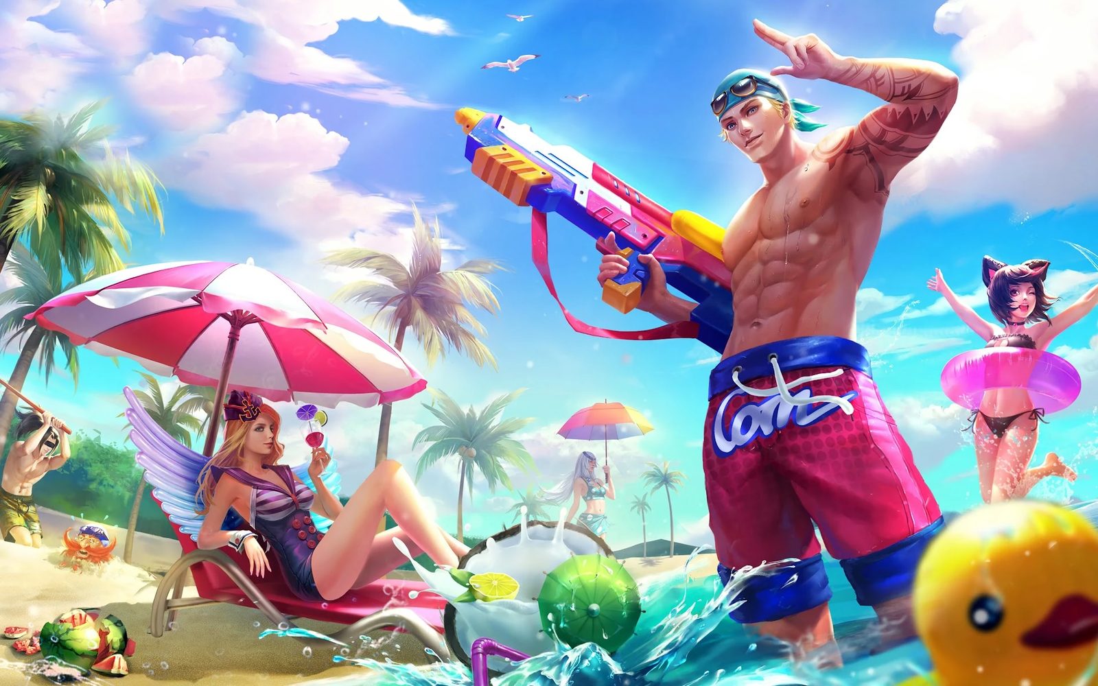Sol y Arena, skin de Clint