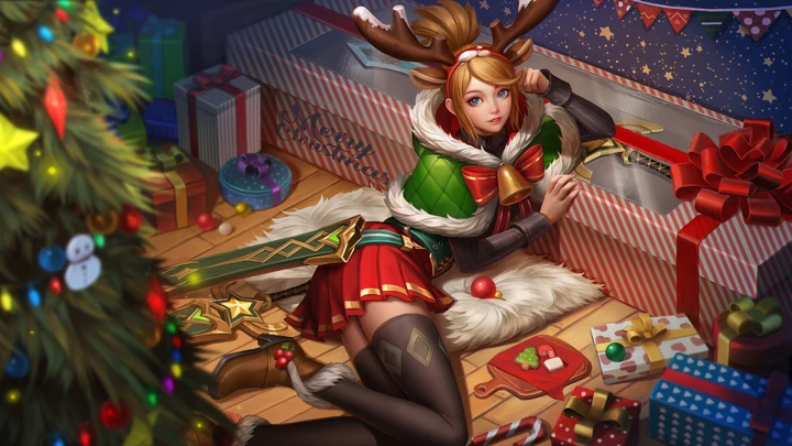 Carnaval de Navidad, skin de Fanny