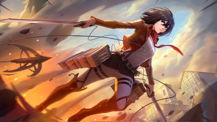 Mikasa, a Fanny skin