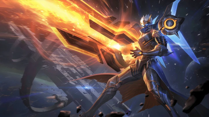 Starfall Knight, a Granger skin