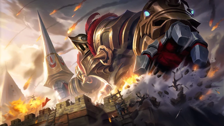 Guardia del Castillo, skin de Grock