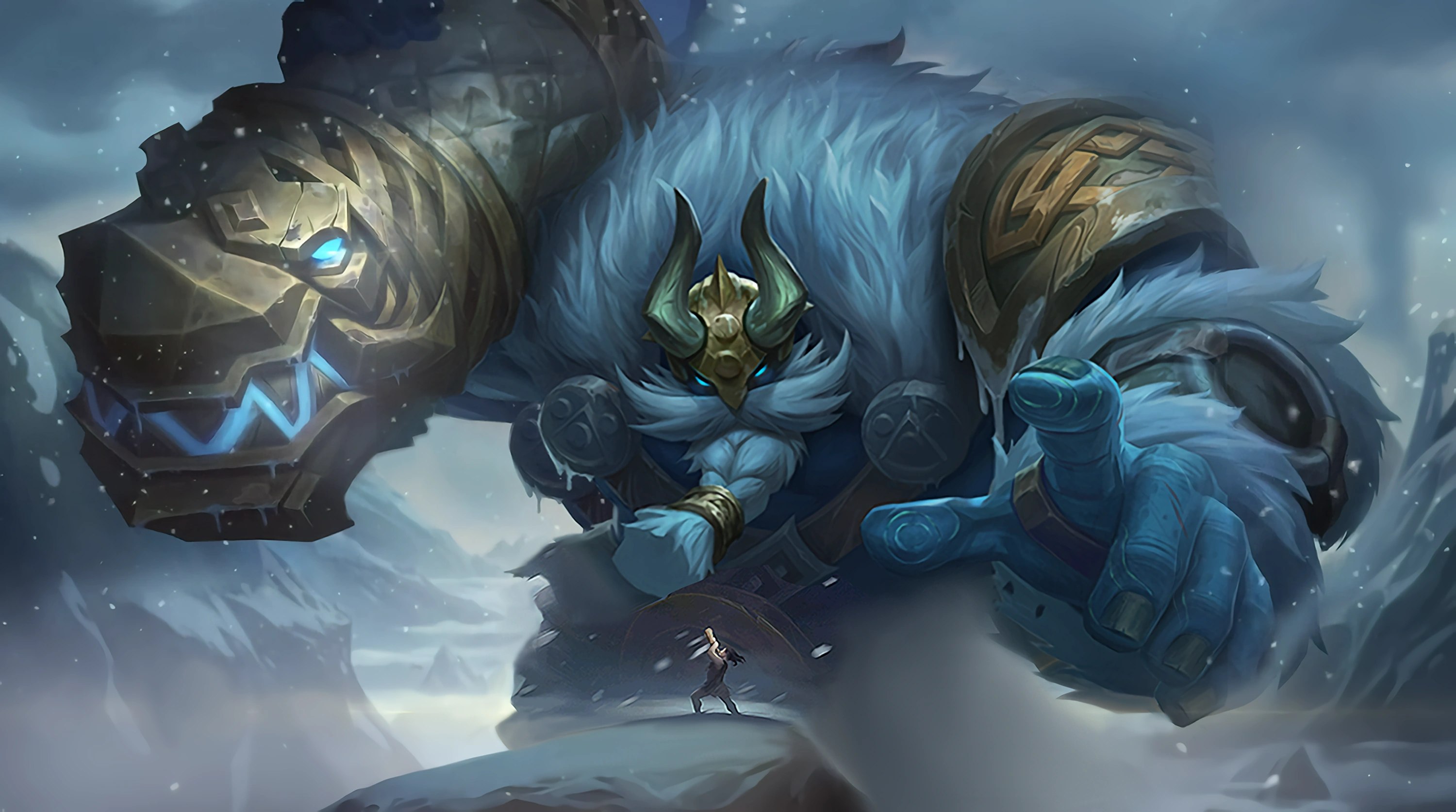 Gólem de Tierra de Hielo, skin de Grock