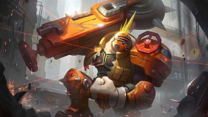 Psicópata de los Páramos, skin de Grock