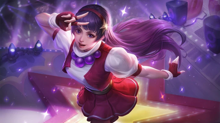 Athena Asamiya, a Guinevere skin