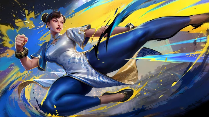 Chun-Li, a Guinevere skin
