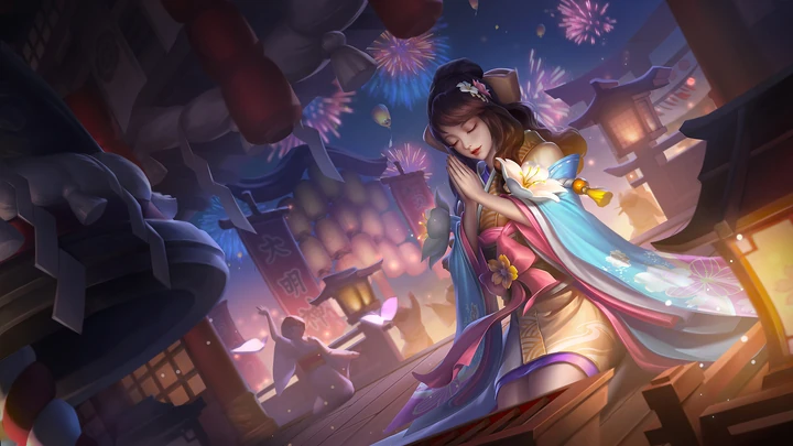 Sakura Wishes, a Guinevere skin