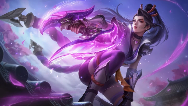 Iris Resplandeciente, skin de Hanabi