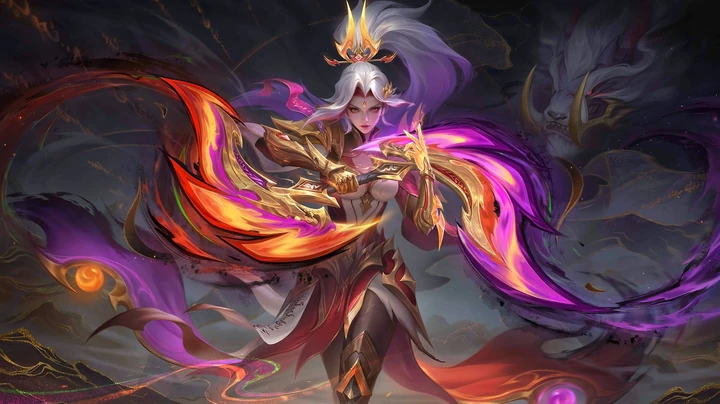 Recipiente de Rabia, skin de Hanabi