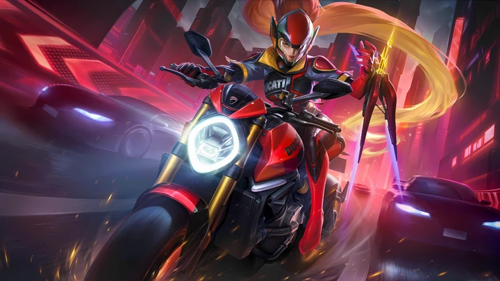 Piloto de Monster SP, skin de Irithel