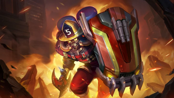 Jefe de Bomberos, skin de Johnson