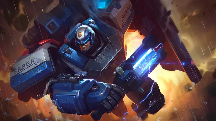 S.A.B.E.R. Autómata, skin de Johnson