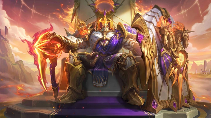Soberano de los Reinos, skin de Johnson