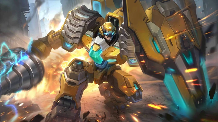 Rey de la Chatarra, skin de Johnson