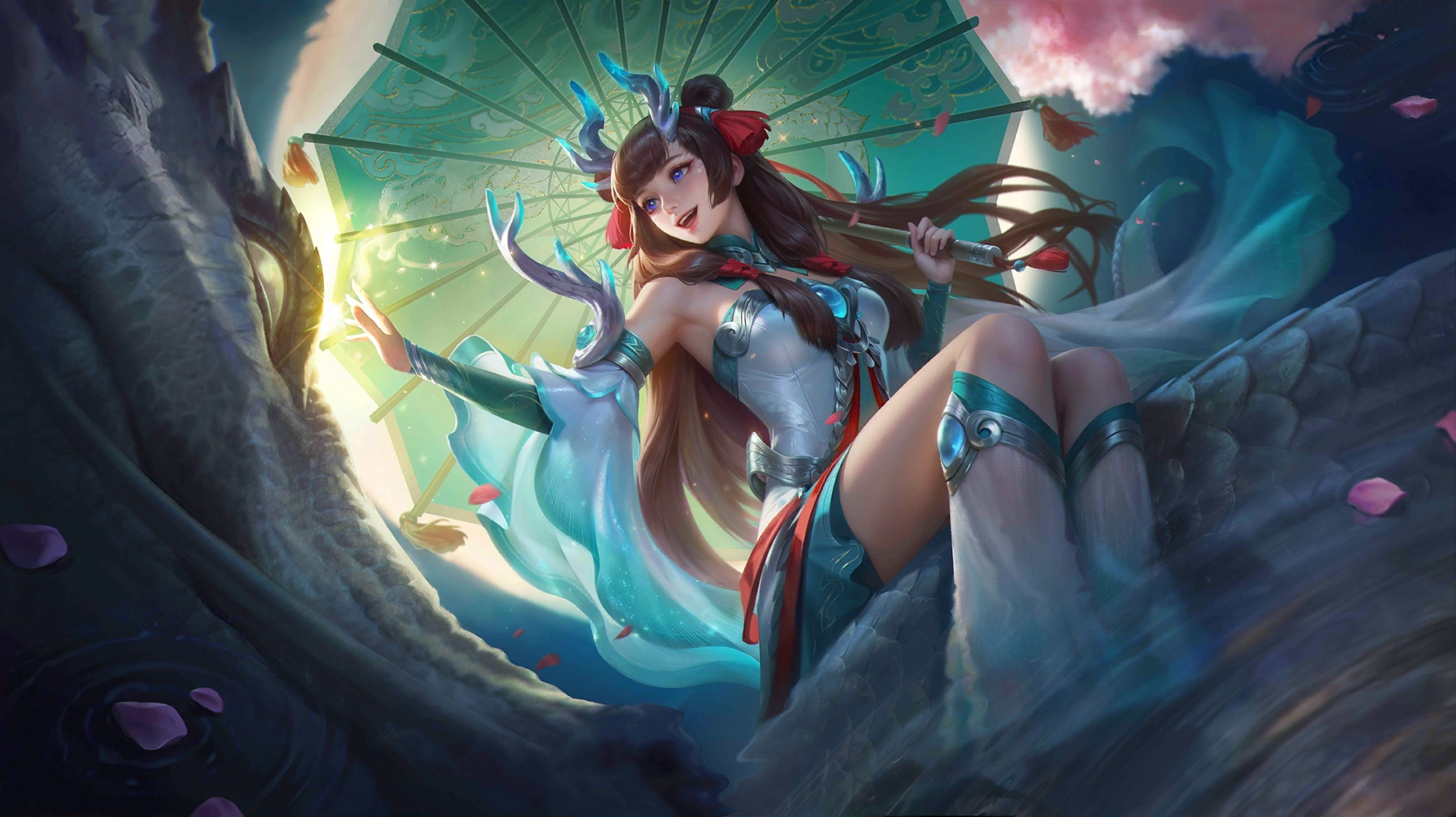 Doncella Dragón, skin de Kagura