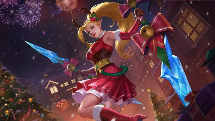 Carnaval de Navidad, skin de Karina