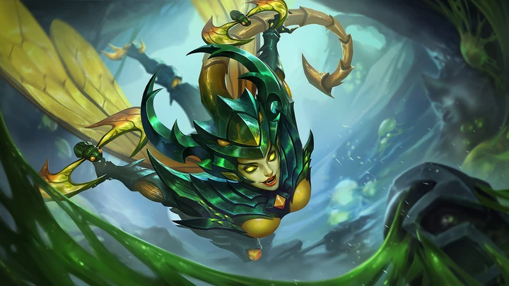 Mantis Afilada, skin de Karrie