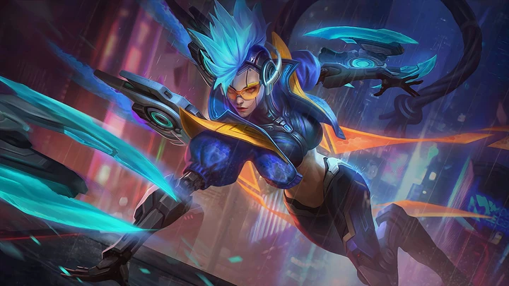 Rueda de Luz de Neón, skin de Karrie