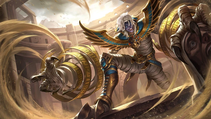 Búho del Desierto, skin de Khufra