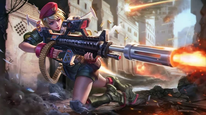 Líder de Carga, skin de Kimmy