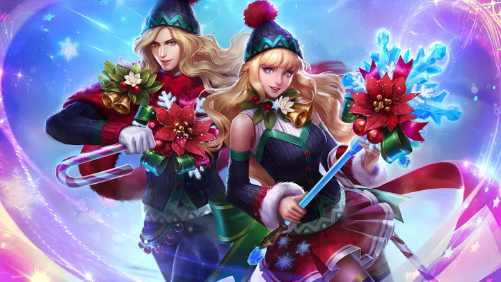Carnaval de Navidad, skin de Lancelot