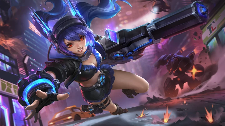 Artillera Maléfica Clásica, skin de Layla