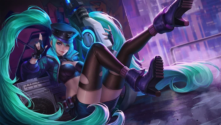 Destello Verde, skin de Layla
