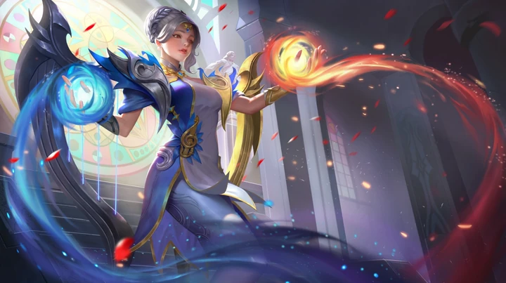 Armonía Cósmica, skin de Lunox
