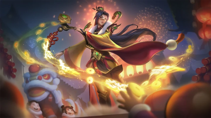 Fortuna Naciente, skin de Luo Yi