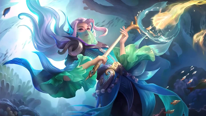 Sacerdotisa Sirena, skin de Luo Yi