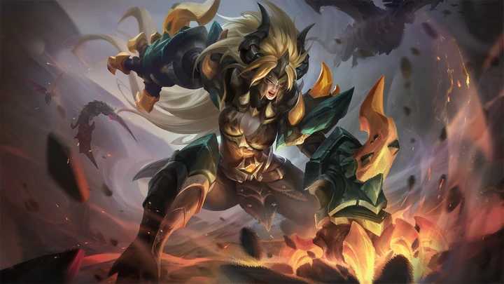 Armadura de Dragón, skin de Masha