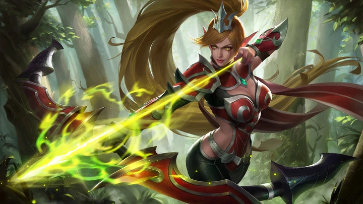 Arco Ardiente, skin de Miya