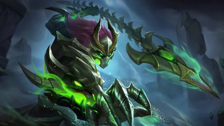 Spear of Bone Dragon, a Moskov skin